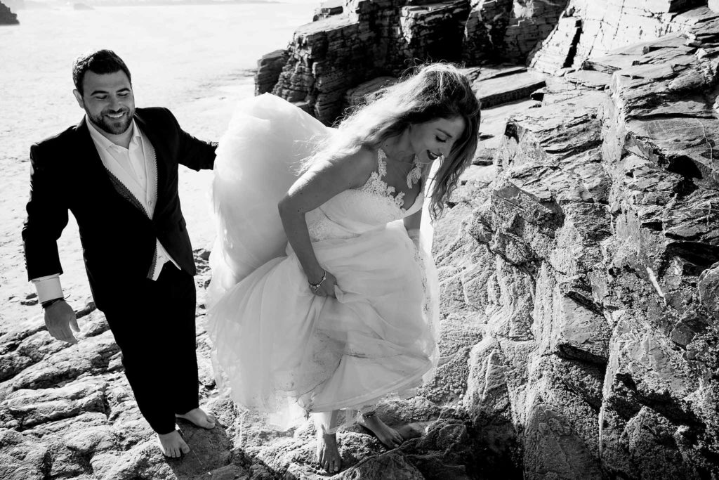 Fotografía de bodas, fotógrafos de bodas, sesion de pareja, naturaleza, fotos creativas, Galicia